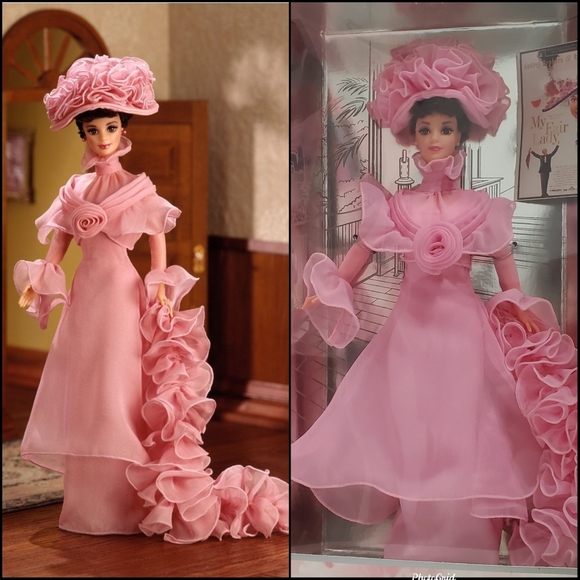Barbie as Eliza Doolittle from My Fair Lady in Her Closing Scene 1996 NRF Pink - Picture 2 of 14